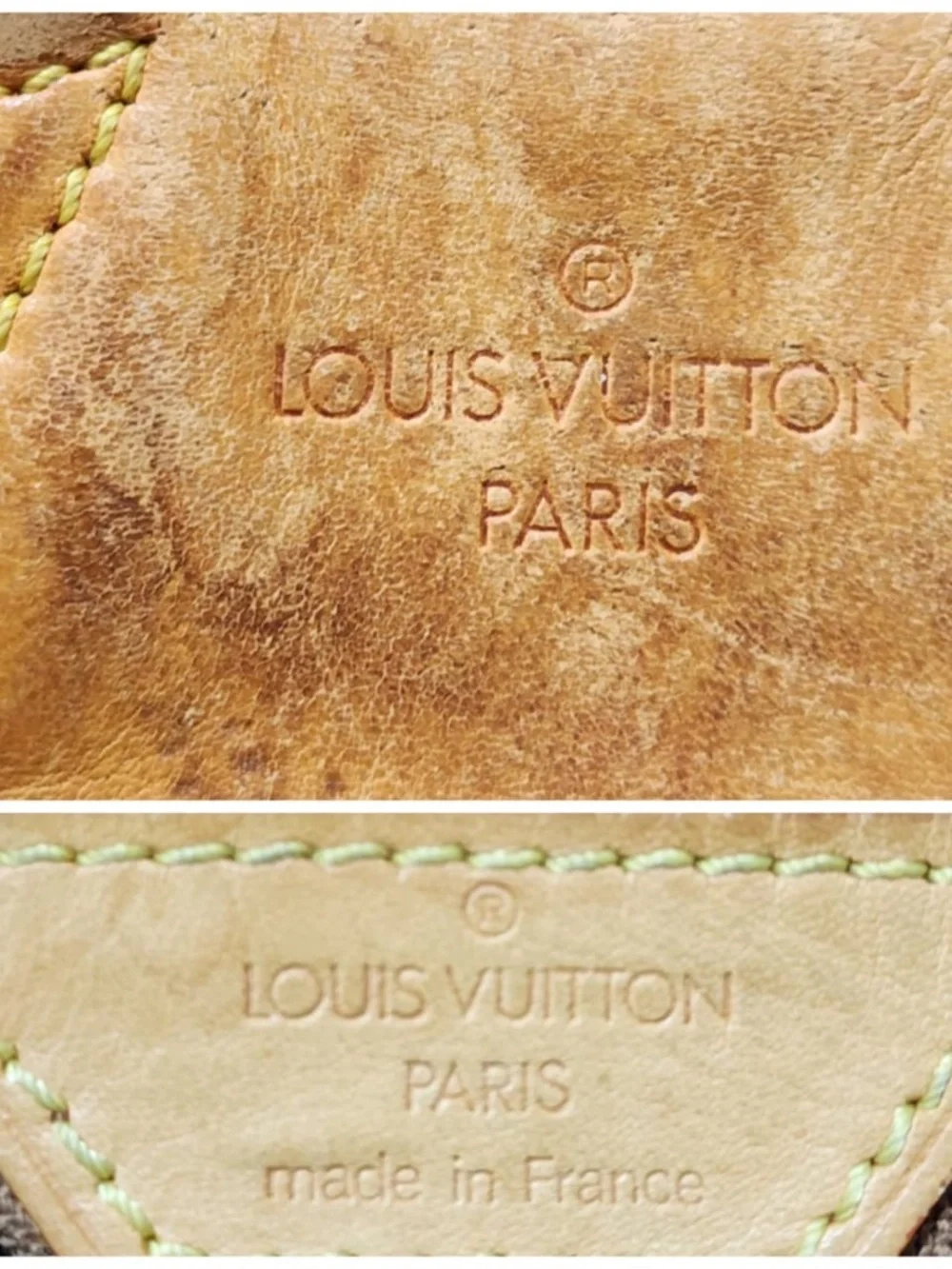 Authentic LOUIS VUITTON Monogram Montsouris GM Backpack Brown